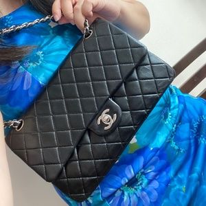 Chanel Lambskin Medium Double Flap